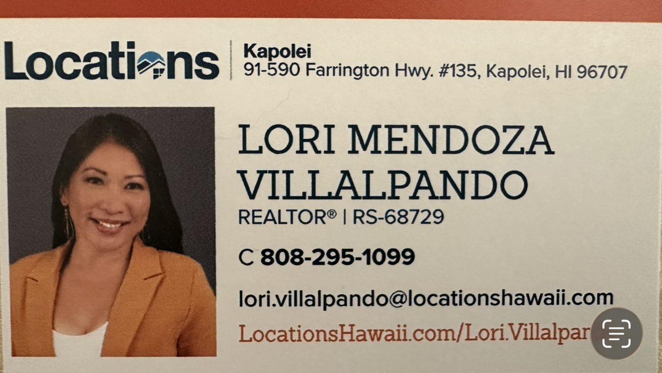 Loribelle Mendoza Villalpando-Hawaii Realtor